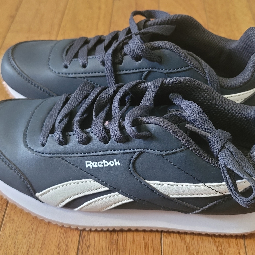 Reebok Gray and White Sneakers